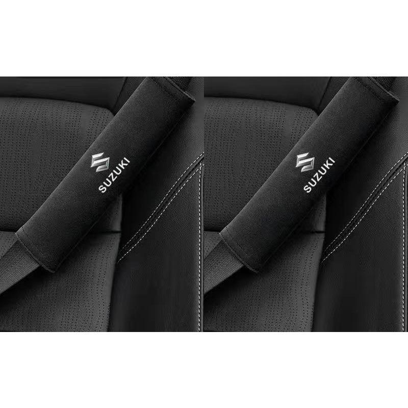 スズキ SUZUKI スエード素材 シートベルトカバー Carry Ignis Swift Vitara シートベルトパッド 4色選択可｜kkszksl｜02