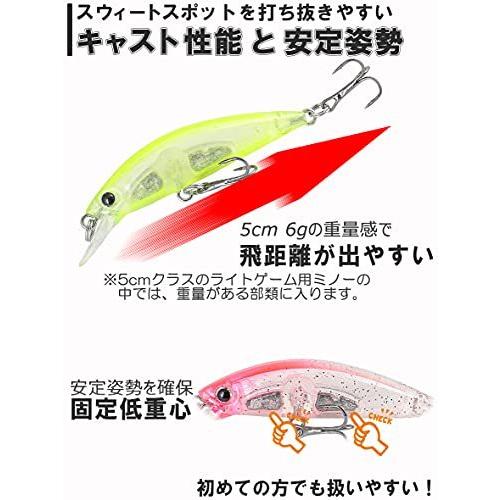 新しいブランド ヘビーシンキング セット ルアー 汎用 Contyu ミノー 5cm 6ｇ カラーa 6個セット 初心者向け トラウト ソルト 6g 5cm ミノー プラグ Www We Job Com