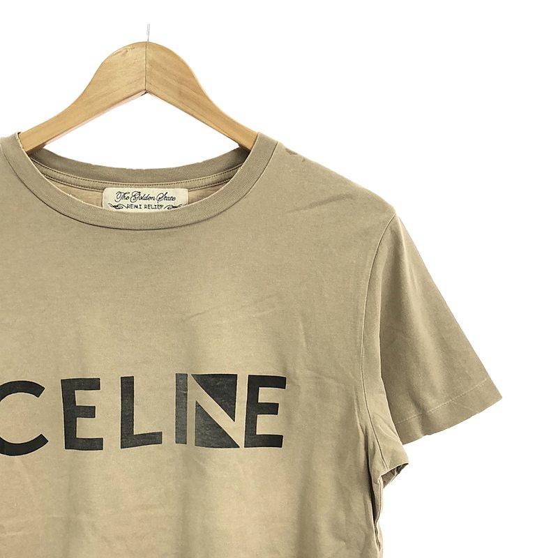 REMI RELIEF レミレリーフ 希少 CELINE ロゴ 半袖Tシャツ REMI RELIEF（レミ レリーフ） | ヴィンテージ加工 CELINEロゴ