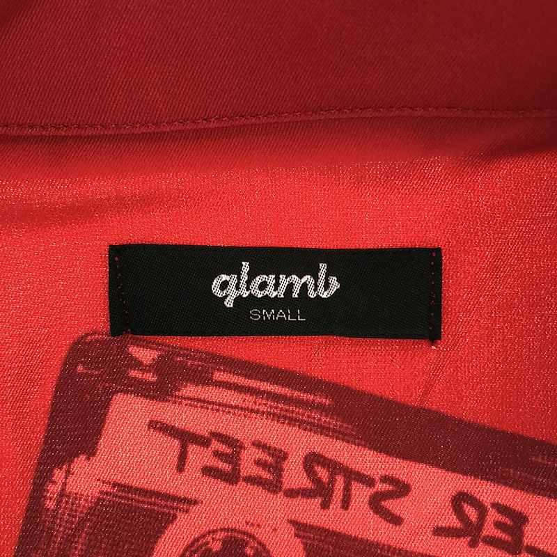 【新品】  glamb / グラム | カセット オープンカラーシャツ | S | レッド | メンズ｜kldclothing｜05