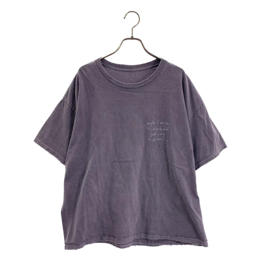 ANCELLM / アンセルム ダメージ加工 ロゴ Tシャツ カットソー : KLD