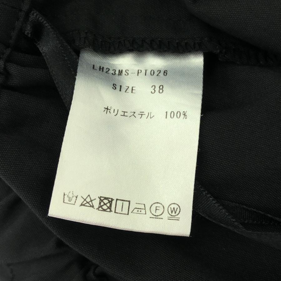 【美品】LOHEN ローヘン オーバーラップパンツ ブラック 美品】 LOHEN / ローヘン | オーバーラップパンツ 38 ブラック