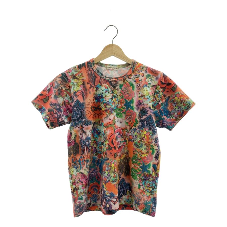 コムデギャルソンガール★レディース★Tシャツ（花柄プリント） COMME des GARCONS（コムデギャルソン） 花柄 プリント 総柄 コットン