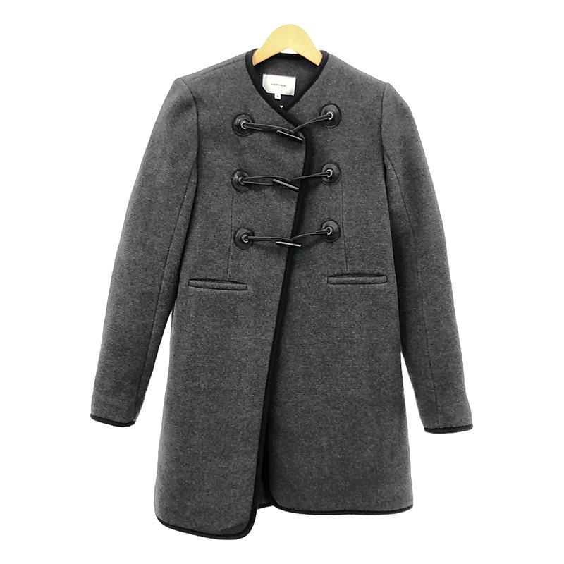 CARVEN / カルヴェン | ノーカラー ダッフルコート | 36 | グレー 