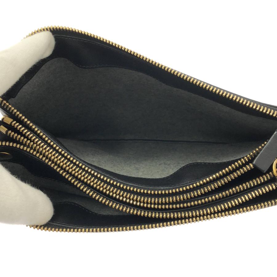 CELINE（セリーヌ） トリオ レザー ロゴ ショルダーバッグ : KLD