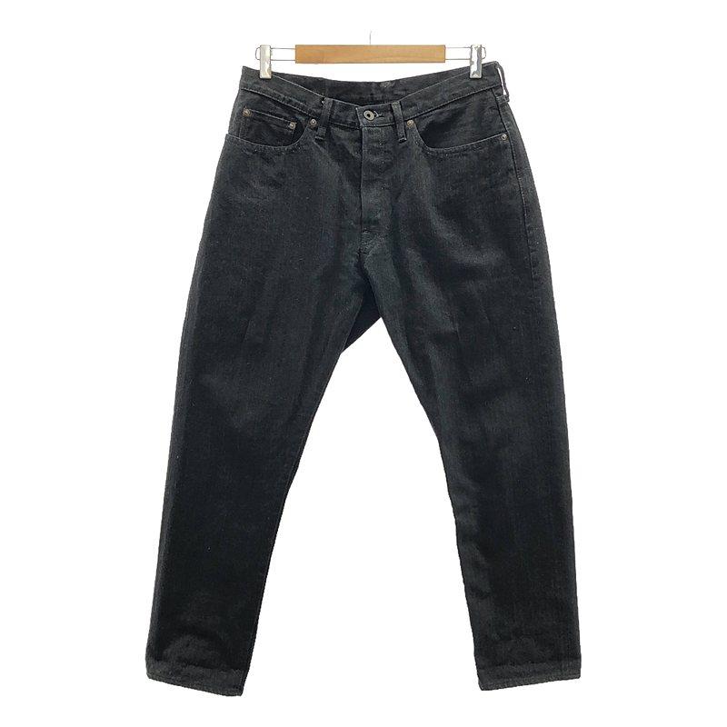✨希少 【Sanca】 デニムパンツ 2 テーパード セルビッチ Sanca（ファッション） Sanca / サンカ | BLACK DENIM TAPERED