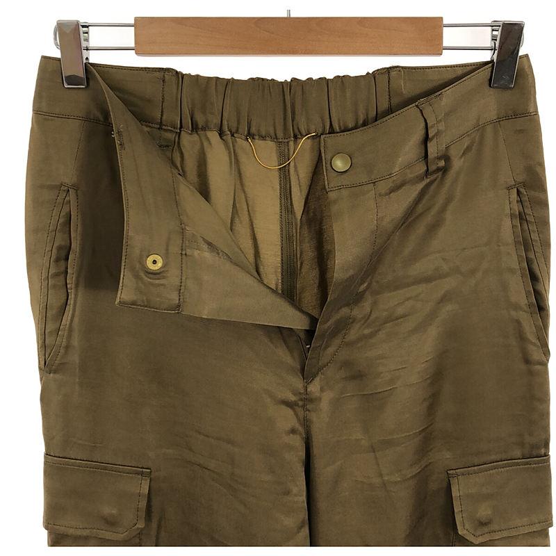 タグ付き　L'Appartement フィブリルサテン カーゴパンツ　34 L'Appartement / アパルトモン | 2022SS | フィブリルサテン