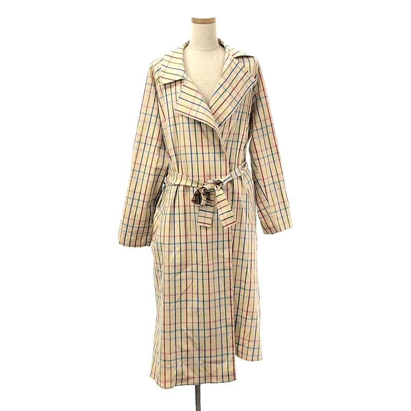 美品】 SEMICOUTURE / セミクチュール | チェック スプリング ロング