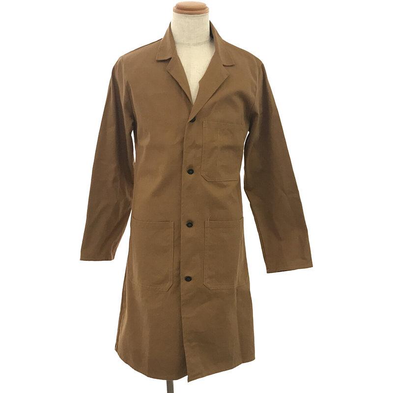【美品】  VINTAGE / ヴィンテージ古着 | 推定1970s DEAD STOCK デッドストック Harpoor コットン ツイル バックスリット チェスター ショップコート | M | ベージュ | メンズ 美品】 VINTAGE / ヴィンテージ古着 | 推定1970s DEAD STOCK デッド