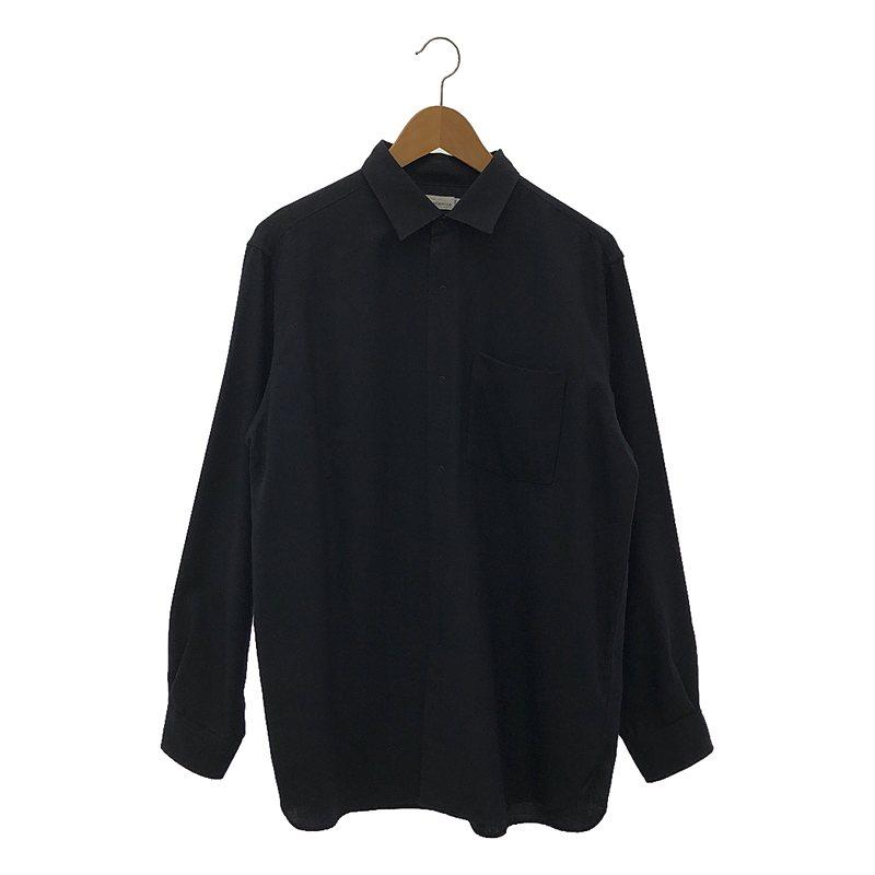 nanamica ナナミカ レギュラーカラーシャツ チャコール nanamica (ナナミカ) Regular Collar Wind Shirt / レギュラー