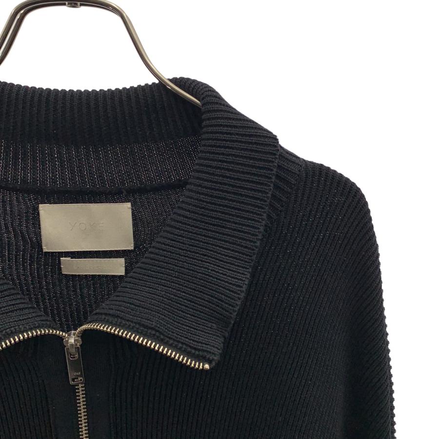 YOKE YOKE / ヨーク RIB ZIP-UP CARDIGAN ドライバーズ ニット