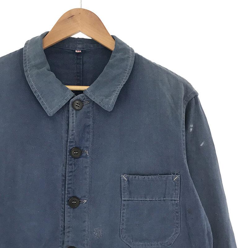 VINTAGE / ヴィンテージ 古着 | 推定1960s〜 Adolphe Lafont / アドルフラフォン フランス製 French Work Jacket フレンチ ワーク ジャケット | 44 | ブルー |｜kldclothing｜02