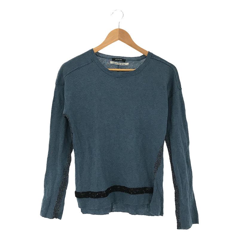 pas de calais / パドカレ | コットン ラメ ライン ビジュー付き