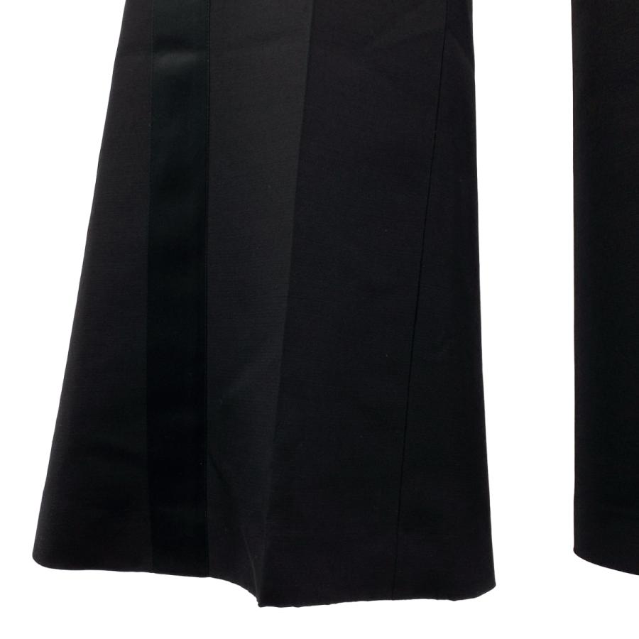 sacai サカイ ウールパンツ sacai（サカイ） ウール シルク サイドライン フレア スラックス