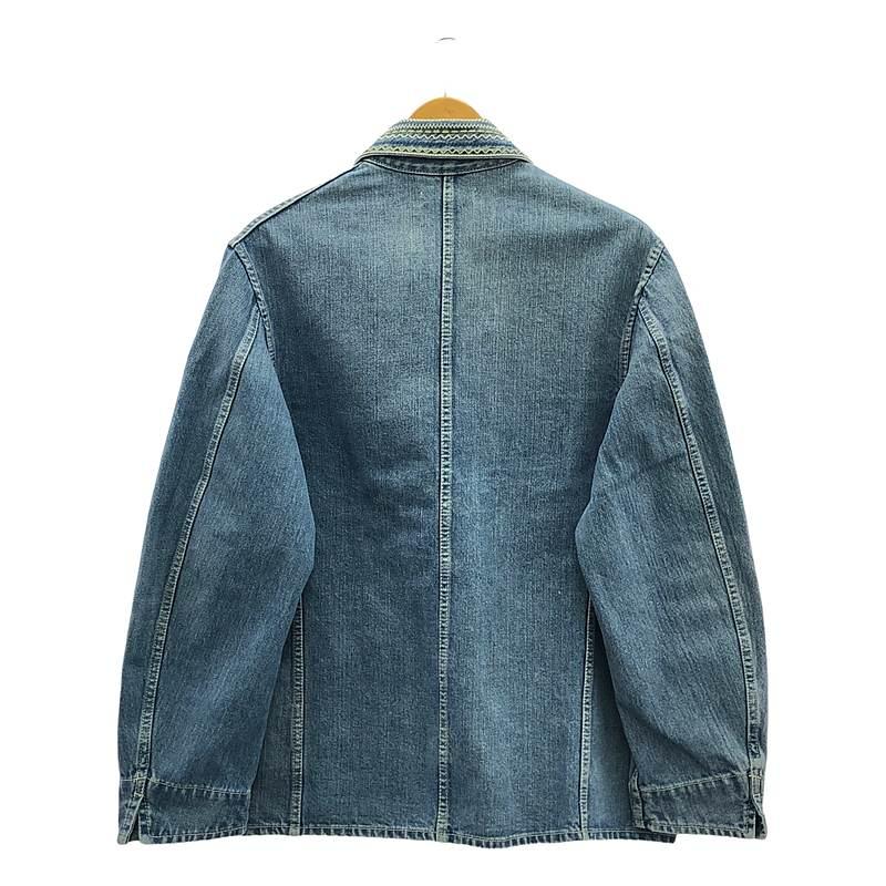 Re Done（リダン） | Chore Jacket 刺しゅう デニム カバーオール | S