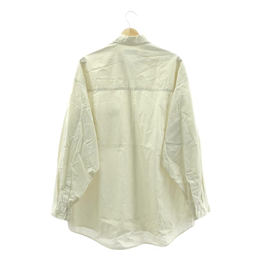 美品 22aw グラフペーパー ブロード オーバーサイズ シャツ Graphpaper (グラフペーパー) Broad L/S Oversized Band Collar