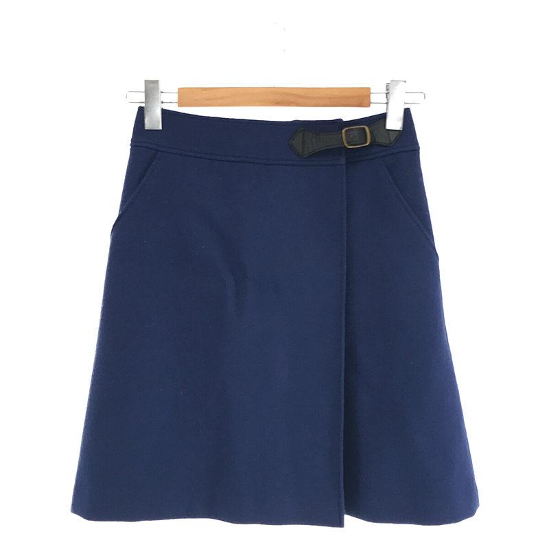 MACKINTOSH PHILOSOPHY マッキントッシュフィロソフィー ウール ラップ 巻き スカート 36 ブルー :0rn5kelyxowp:KLD ヤフーショッピング店 通販 MACKINTOSH PHILOSOPHY キュロット 大人綺麗めカジュアル