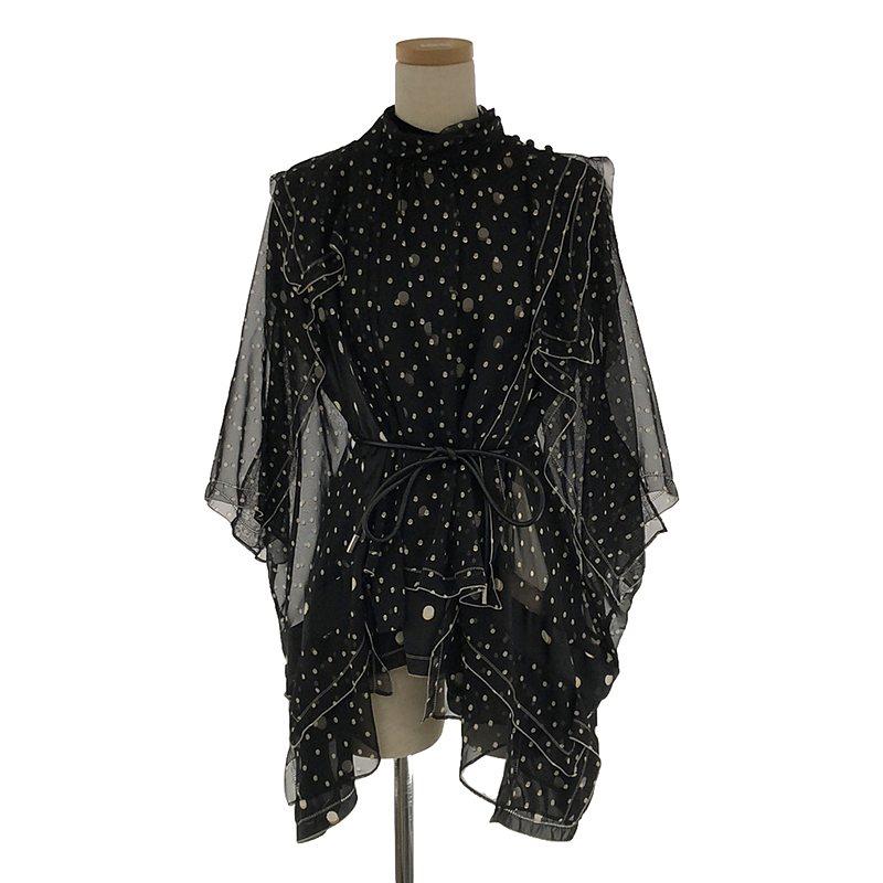sacai 【美品】 / サカイ | 2020SS 変形 総柄 ボリューム シアー 