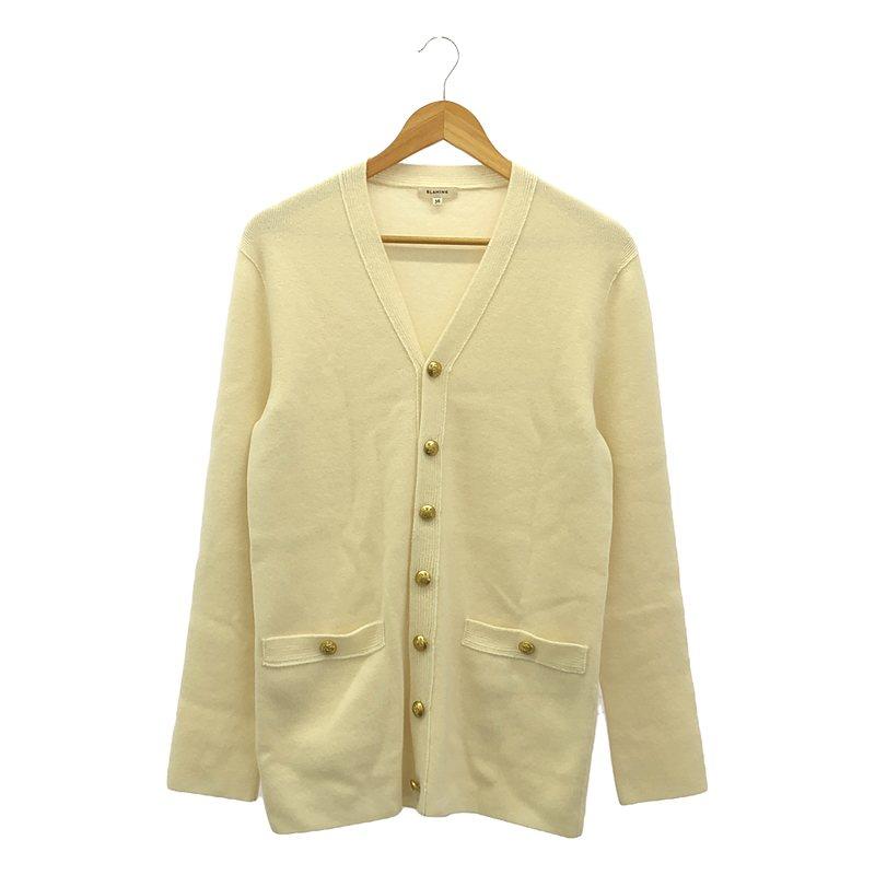 BLAMINK カシミヤ 100% Vネック ニット カーディガン BLAMINK カシミヤ 100% Vネック ニット カーディガン