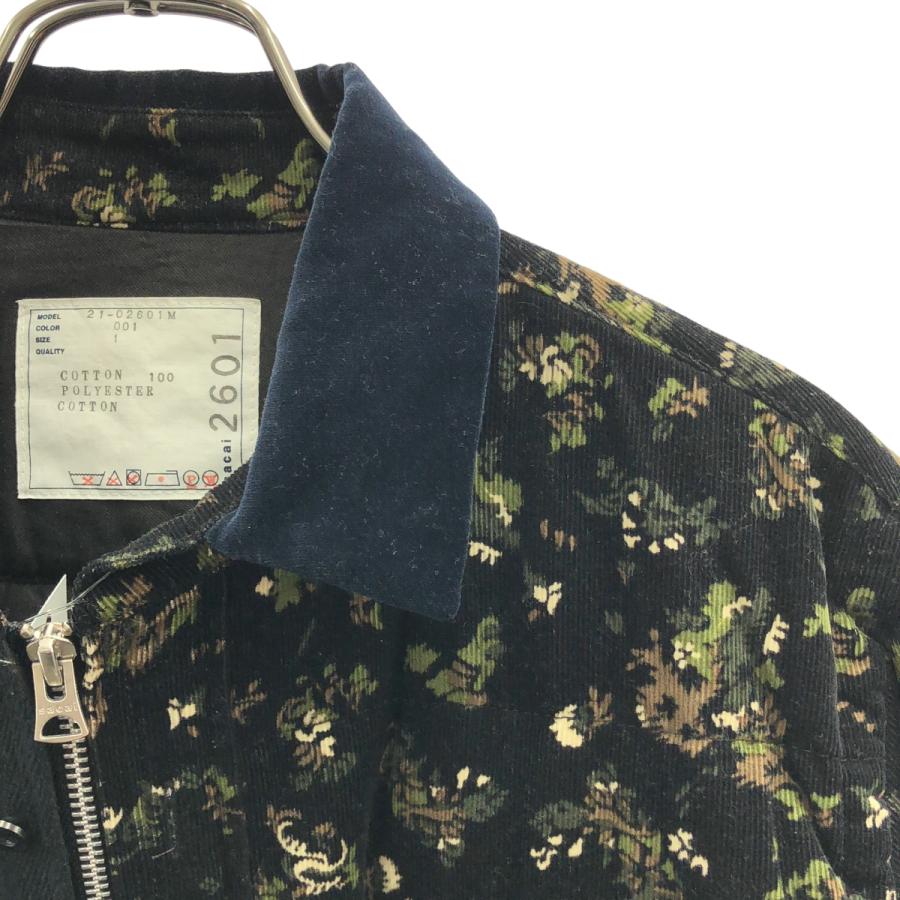 sacai（サカイ） リーフプリント コーデュロイ ジャケット : KLD 