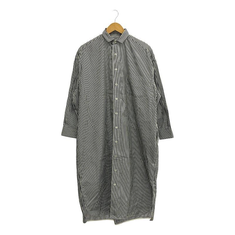 TICCA 【美品】 / ティッカ | ストライプシャツワンピース F