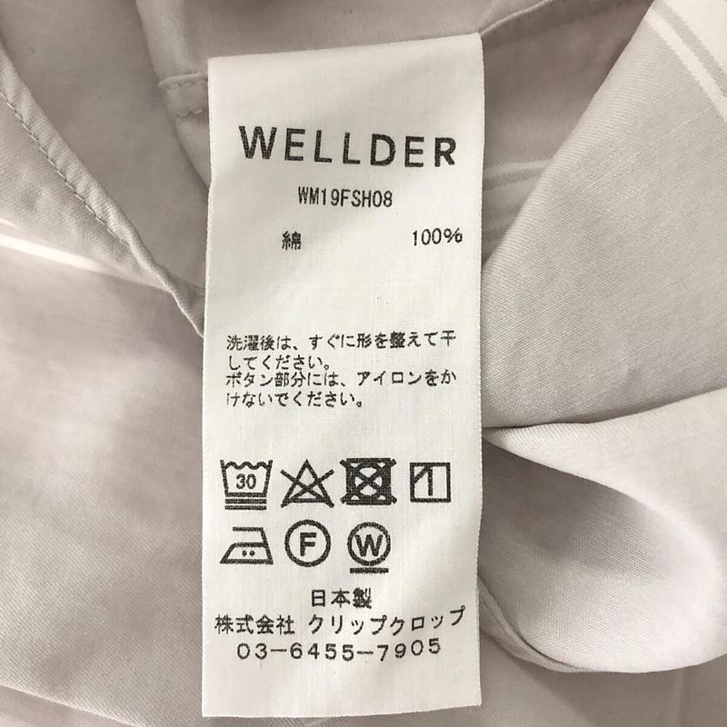 【美品】  WELLDER / ウェルダー | Button-Down Standard Shirt ストライプ ボタンダウン スタンダードシャツ | 4 | GRAY STRIPE | メンズ｜kldclothing｜06