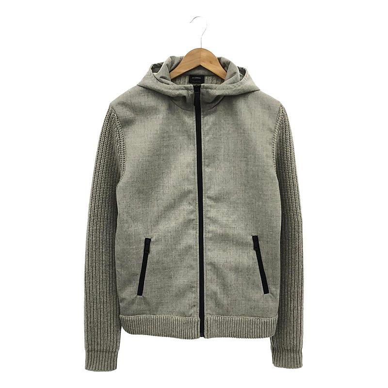 JIL SANDER / ジルサンダー | ウールボンディング ニット切替 