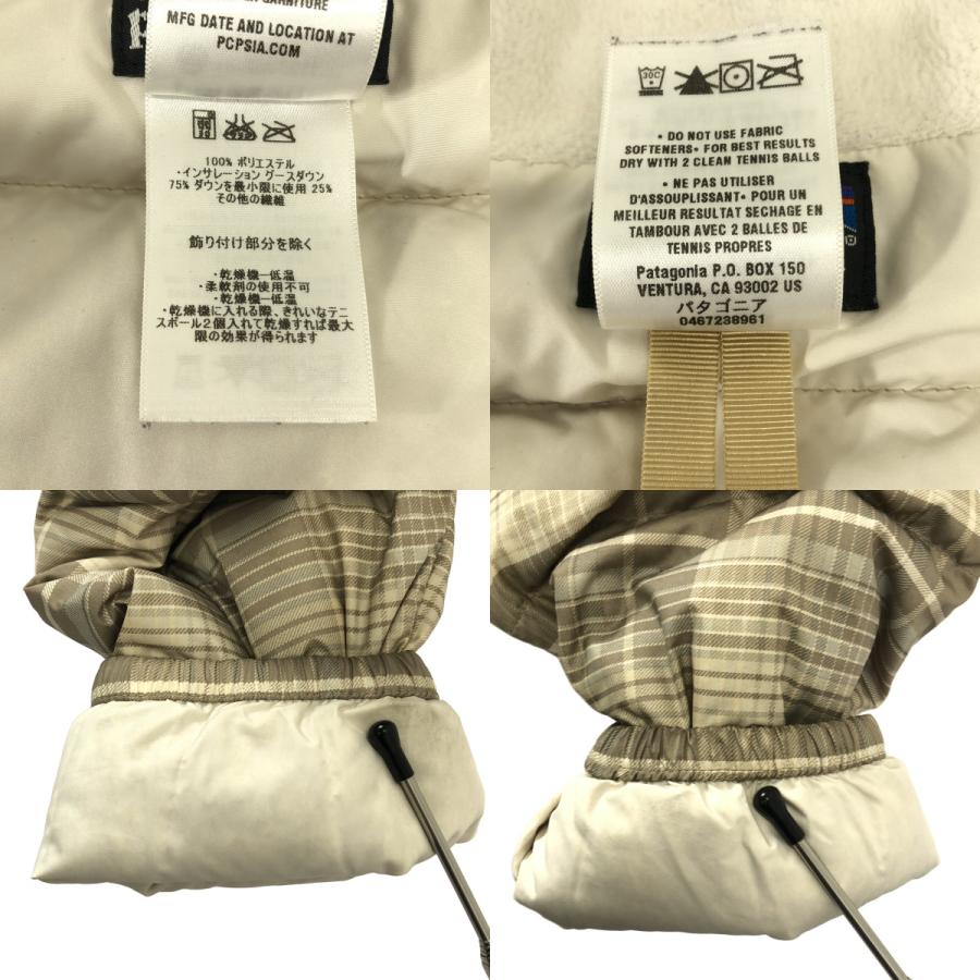 patagonia（パタゴニア） kids / チェック ダウンジャケット : KLD