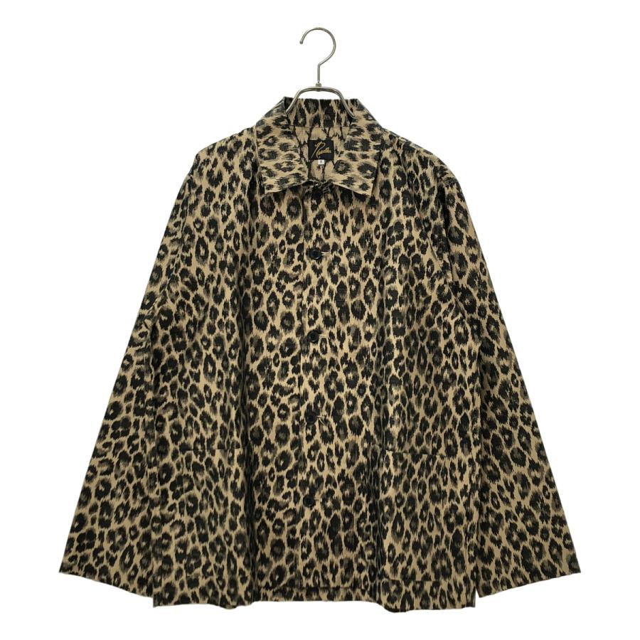 Needles ニードルス L/S Cabana Shirt - PE/C/N Leopard Jq. カバナシャツ