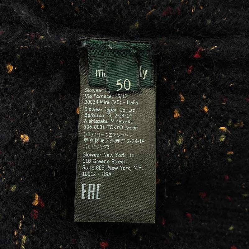 ZANONE ザノーネ アルパカ モヘア クルーネックニット 50 L イタリア ZANONE / ザノーネ | モックネック アルパカ ネップニット 50