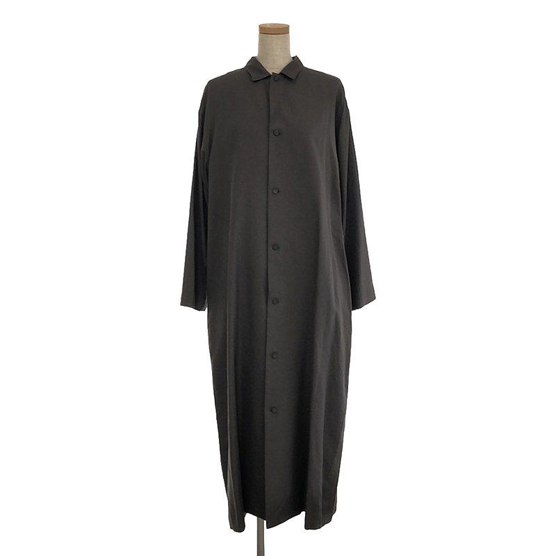 美品】 ATON / エイトン | シルク オープンカラー ロングシャツ  