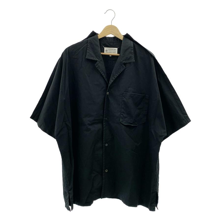 Maison Margiela / メゾンマルジェラ コットンポプリン オーバーサイズ オープンカラーシャツ | Maison Margiela
