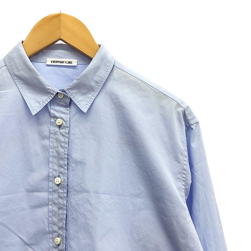 DEUXIEME CLASSE - Deuxieme Classe / ドゥーズィエムクラス | 2022AW | EVERYDAY I LIKE. Cropped シャツ2 | F | ブルー | レディース Deuxieme Classe / ドゥーズィエムクラス | 2022AW EVERYDAY I