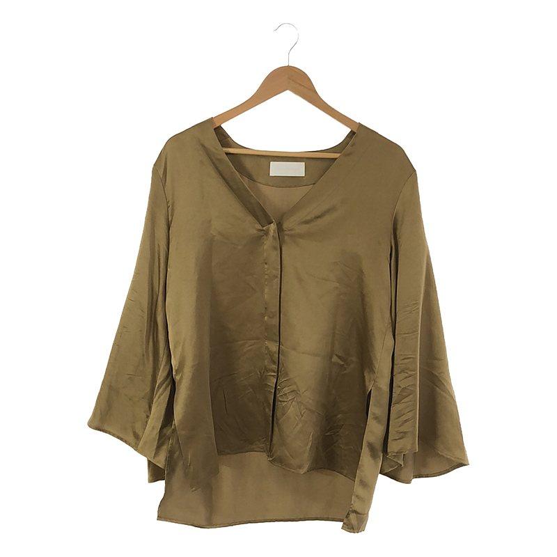 Mame Kurogouchi / マメクロゴウチ | 2018SS | ベルスリーブ シルク  