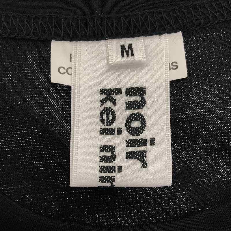 noir kei ninomiya / ノワールケイニノミヤ | 2019SS | チェック クルーネックカットソー | M | ブラック/シルバー | レディース noir kei ninomiya / ノワールケイニノミヤ | 2019SS チェック クルー