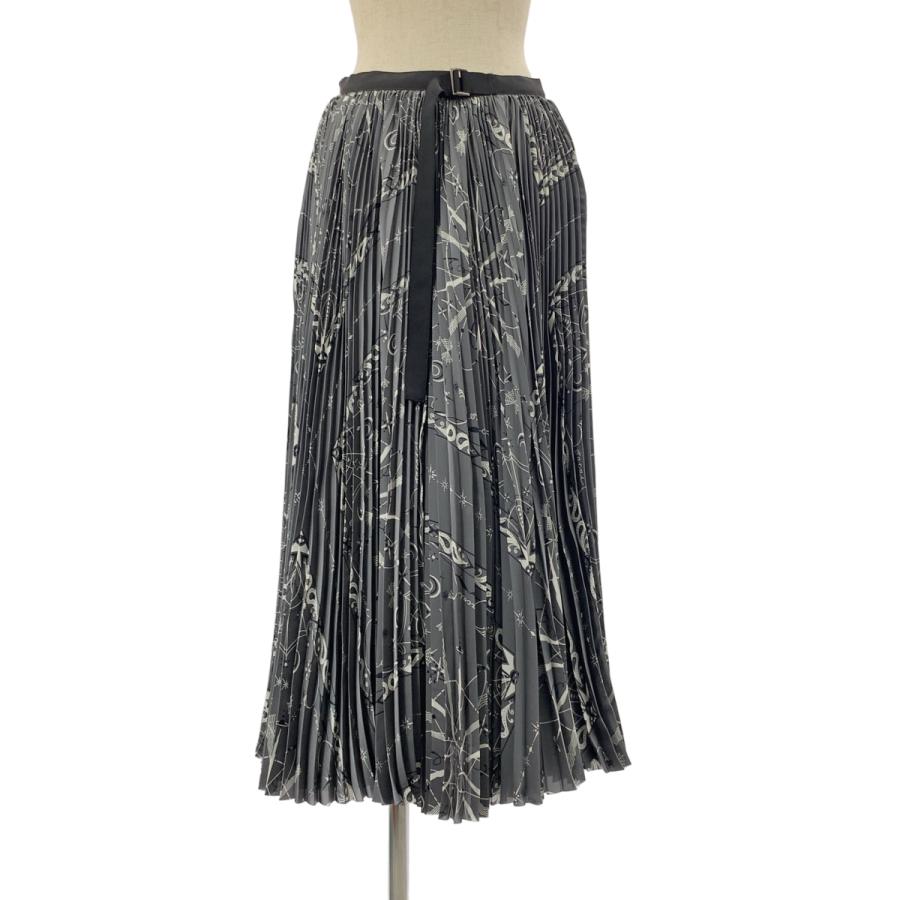 sacai バンダナ プリント プリーツ スカート ロング マキシ サカイ sacai（サカイ） × Dr. Woo / ドクターウー Bandana Print Skirt