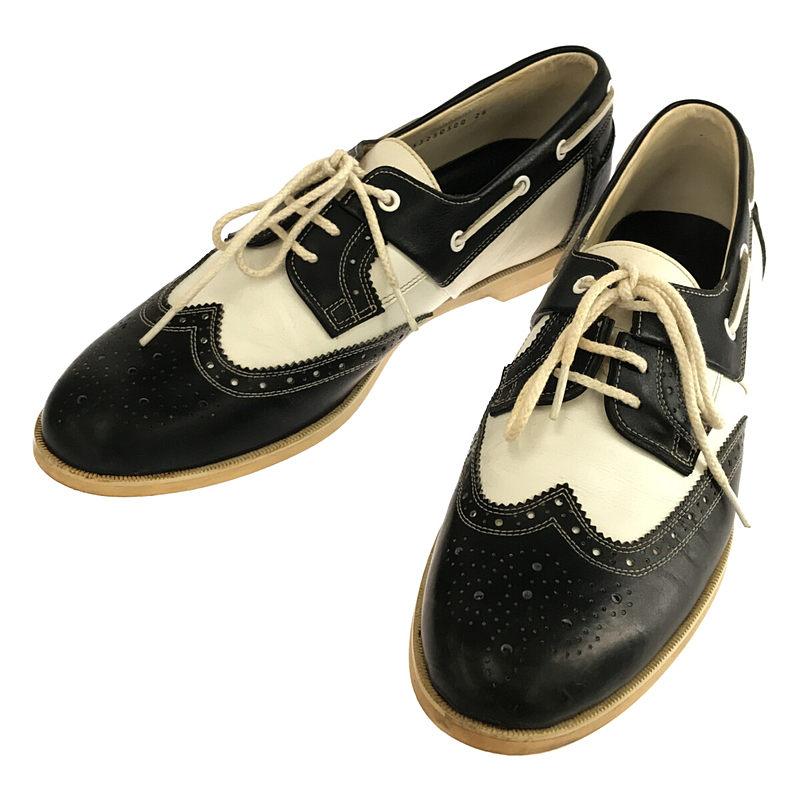 安心 保証 MIHARA YASUHIRO ウイングチップ レザーシューズ - ドレス