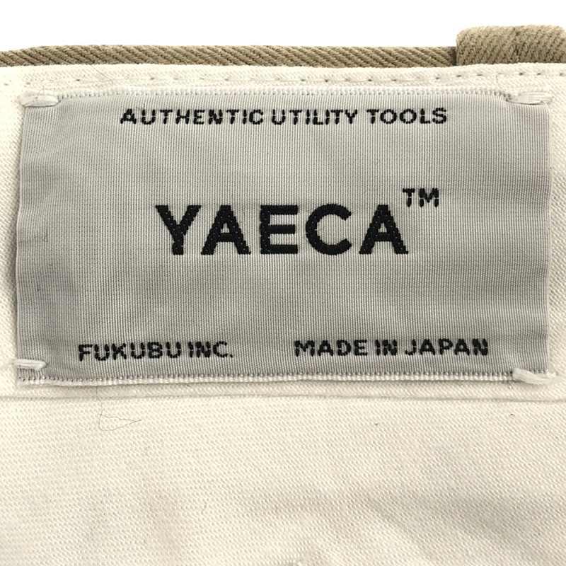 YAECA ヤエカ パンツ　クロップドパンツ　チノパン　ブラウン　ベージュ YAECA / ヤエカ | CHINO CLOTH PANTS WIDE パンツ | 28