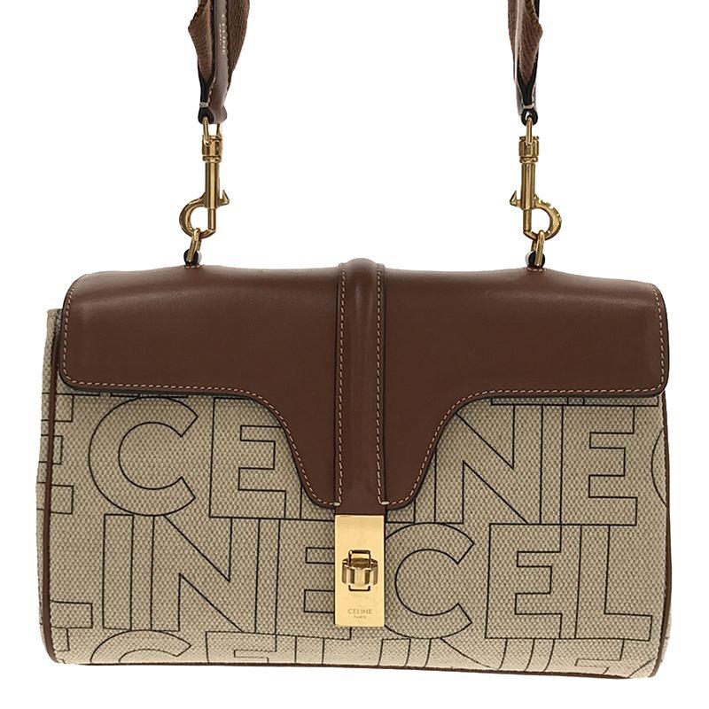 【美品】  CELINE / セリーヌ | Teen Soft 16 Shoulder Bag ティーン ソフト16 セーズ ショルダーバック | ナチュラル / タン｜kldclothing｜03