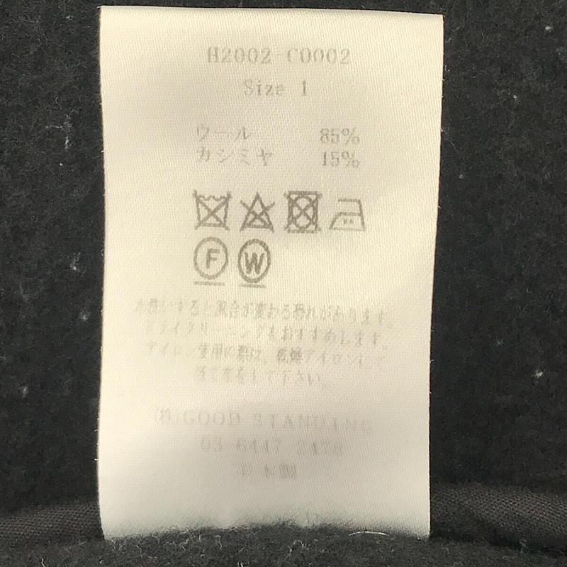 LENO / リノ | ウール カシミヤ ロング ダッフル コート 1 ブラック