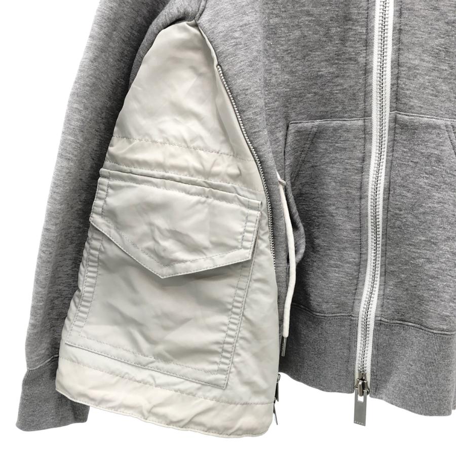sacai（サカイ） SPONGE SWEAT X MA-1 ZIPPER HOODIE / ジップアップ