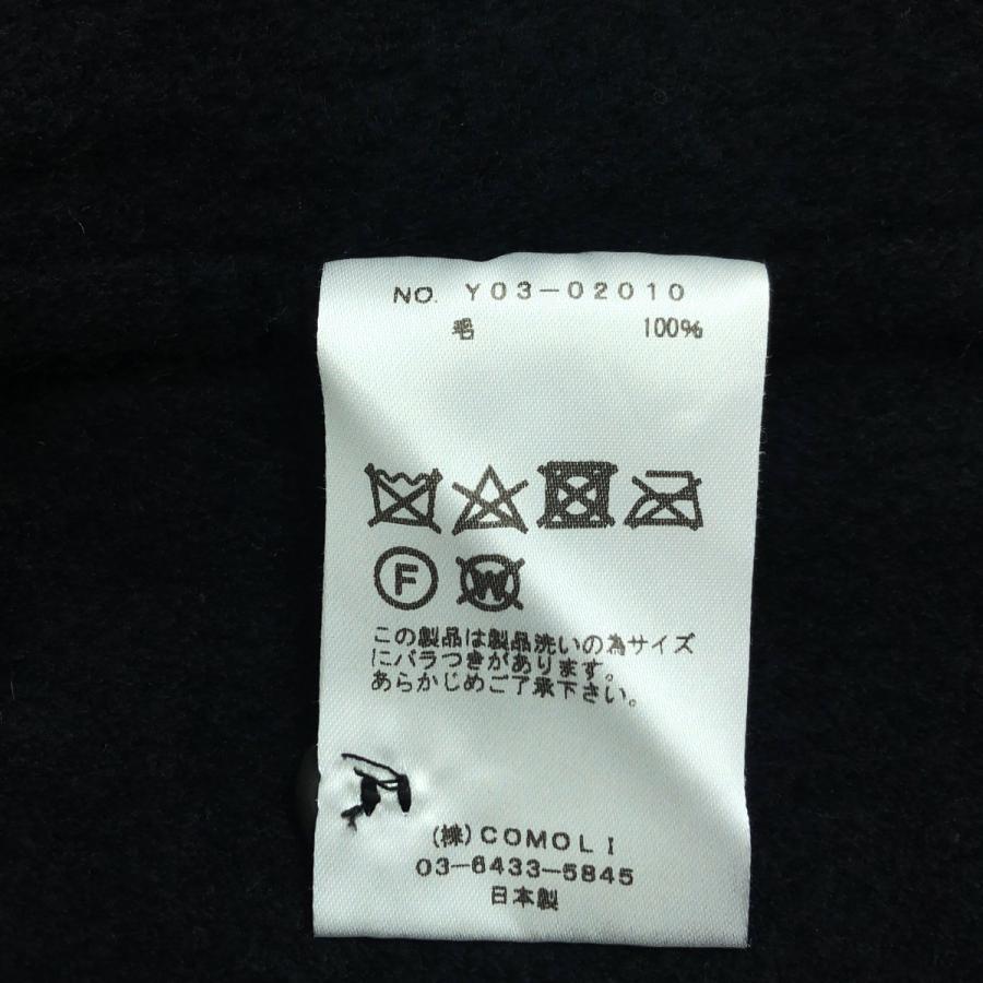 COMOLI（コモリ） | 2023AW | 縮絨ウール ハーフジップシャツ | 3