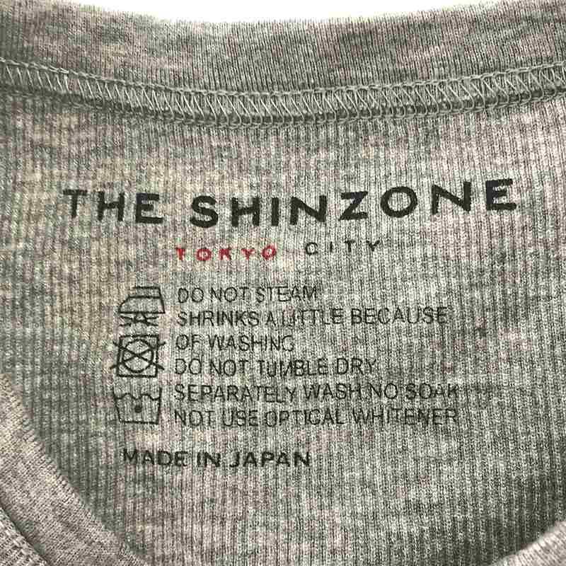 Shinzone / シンゾーン | 5分袖リブＴシャツ | F | グレー | レディース｜kldclothing｜05