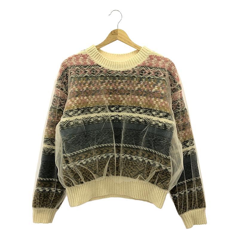 Chika Kisada Chika Kisada / チカキサダ | TULLE KNIT PULL
