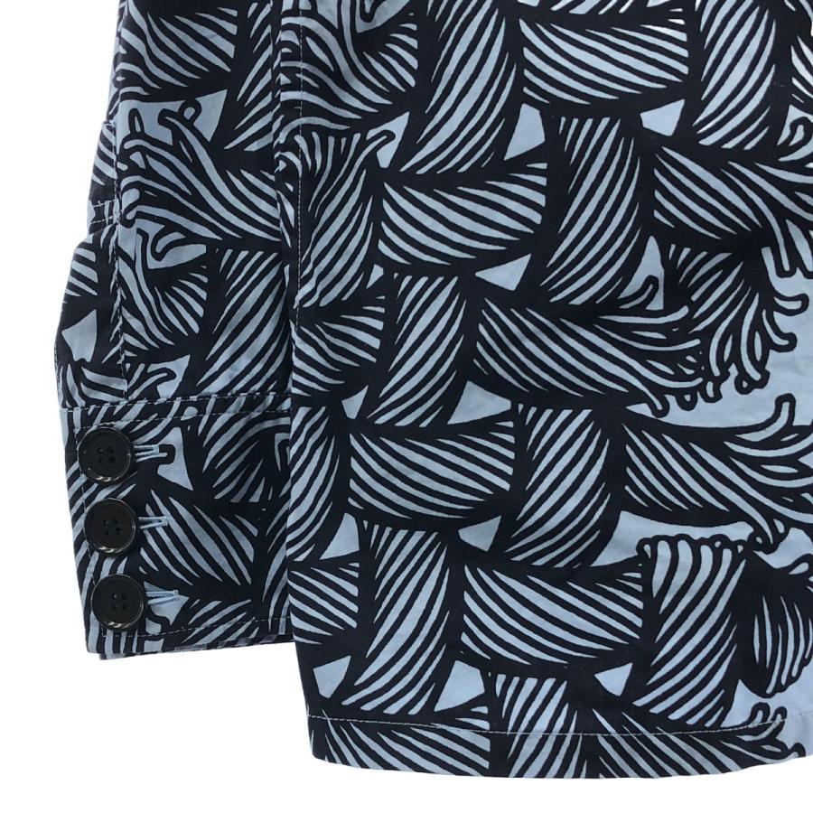 nemeth・ネメス　青 Tシャツ NEMETH Nemeth / ネメス | Broad Print コットン プリントシャツ