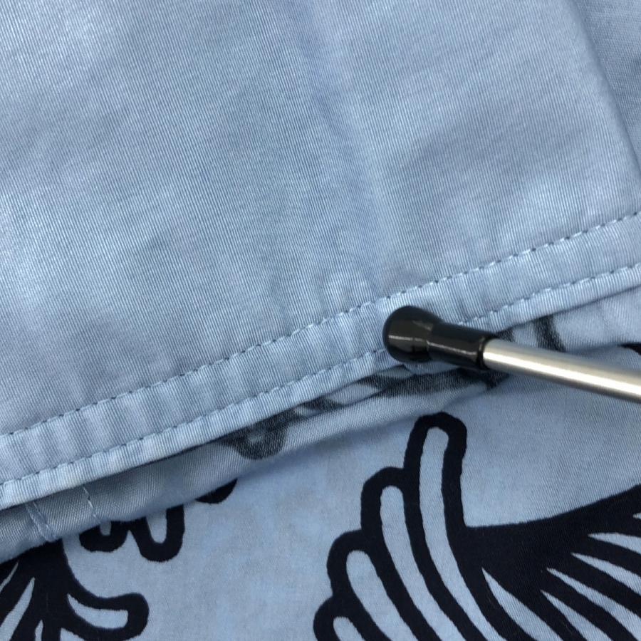 nemeth・ネメス　青 Tシャツ NEMETH Nemeth / ネメス | Broad Print コットン プリントシャツ