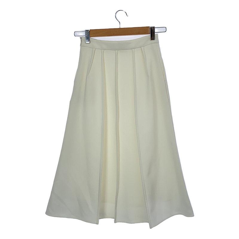 新品 セオリーリュクス ピンタック フレアスカート アイボリー 40 セオリーリュクス ピンタック フレアスカート アイボリー 40 2023SS