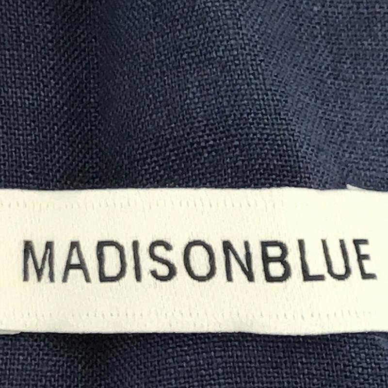 【新品】  MADISON BLUE / マディソンブルー | 2021SS | PAJAMA PANTS L.LINEN -NAVY リネン スラックス パンツ | 00(XS) | ネイビー｜kldclothing｜06