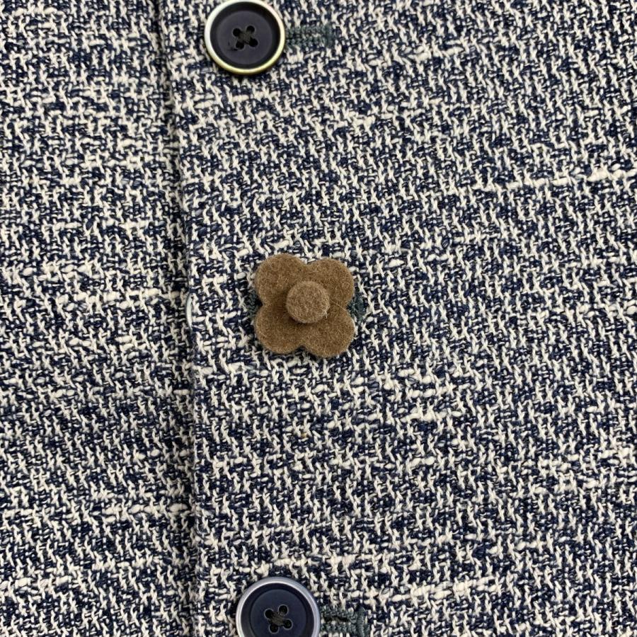 美品　LARDINI ジレ　ベスト　ウール　チェック　ブートニエール付き LARDINI（ラルディーニ） ブートニエール バックアジャスター ジレ