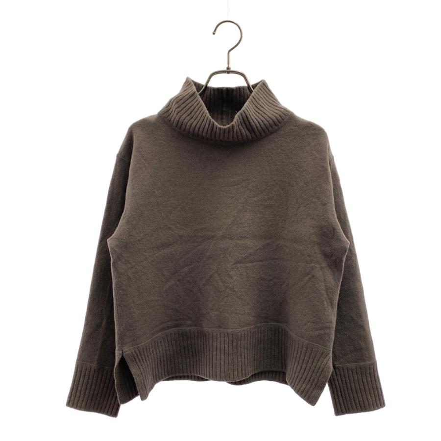 MHL. 595-4263503 FELTED ROUGH WOOL 定価26400円 ハイネック セーター ニット 24AW ブラウン レディース エムエイチエル【中古】5-1214T∞ MHL. 595-4263503 FELTED ROUGH WOOL 定価26400円 ハイネック セーター